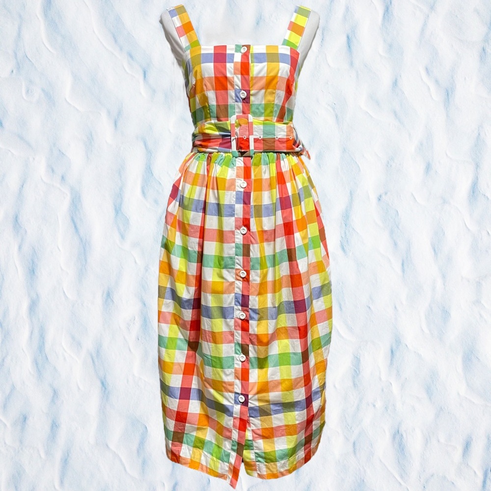 Christopher John Rogers x Target Cute, Colorful Plaid Dress – Size 4 – NWT